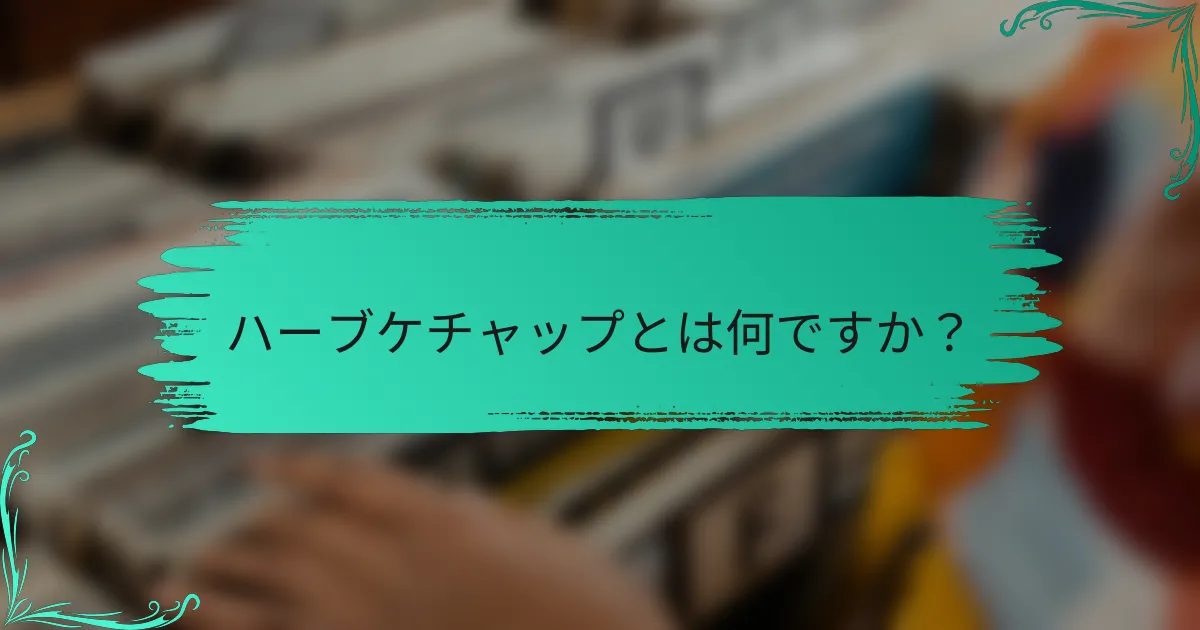 ハーブケチャップとは何ですか?